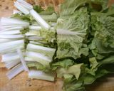 山東菜　しめじ　椎茸の 簡単中華スープ♪作り方2写真