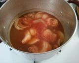 玉ねぎブロッコリー豚挽き肉のケチャップ煮作り方3写真