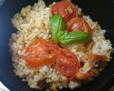 手抜き、トマトチャーハン。作り方2写真