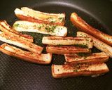 パン耳で節約おつまみ！磯辺マヨネーズ焼き作り方3写真