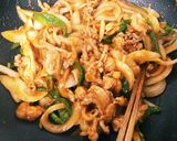 豚肉と新玉ねぎのこっくりケチャップ炒め作り方9写真