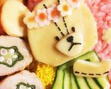 くまのがっこう♡ジャッキー♡簡単キャラ弁作り方1写真
