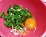 中華風？！ニラ玉マヨトースト作り方2写真