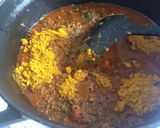 たっぷりほうれん草とトマトのカレー作り方7写真