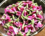 花漬け～カラスノエンドウの花の塩漬け～作り方1写真