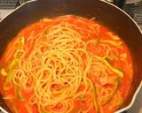 フライパンひとつで〜トマトパスタ♧作り方8写真