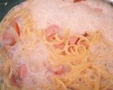 ワンポットパスタのカルボナーラ風作り方5写真