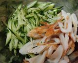 常備調味料で♪ごまドレ風サラダ作り方1写真