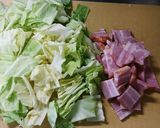 春が来た♪春キャベツのパスタ作り方1写真