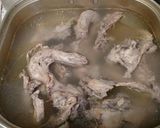 濃厚☆鶏ガラ白濁スープで本格博多風水炊き作り方1写真