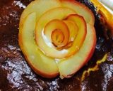 母の日バラアート ベイクドチーズケーキ作り方12写真