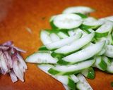 胡瓜と冥加の中華風甘酢漬け作り方1写真