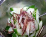 胡瓜と冥加の中華風甘酢漬け作り方3写真