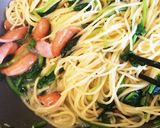 『あごなし亭』ウインナーのパスタ♩作り方13写真