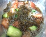 もずくとトマトの酢の物作り方6写真
