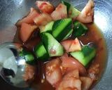 もずくとトマトの酢の物作り方5写真