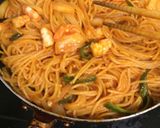 超簡単☆オシャレ味のエビトマトパスタ作り方7写真