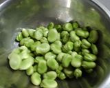 そら豆のふわふわチーズ卵白炒め作り方2写真