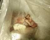 鶏肉のﾊｰﾌﾞﾁｰｽﾞﾊﾟﾝ粉焼き♪♪作り方2写真
