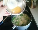 ねぎとあまり野菜の玉子スープ作り方4写真