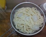 茄子とオクラの焼肉うどん作り方6写真