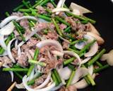 にんにくの芽と豚肉の中華炒め作り方5写真
