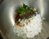 お弁当 丸いピーマンの肉づめ作り方4写真