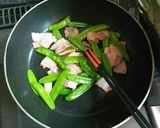 絹さや&ベーコン♬バター醤油ソテー作り方3写真