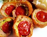 アヴォカドクリーム入りスコッチトマト作り方6写真