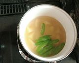 絹さや&じゃがいものお味噌汁♡揚げ玉入り作り方6写真