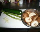 簡単！ズッキーニとシイタケのチーズ焼き作り方1写真