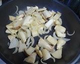 豚肉とエリンギのクリームパスタ作り方2写真