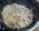 豚肉とエリンギのクリームパスタ作り方4写真