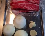牛肉の甘辛炒め〜野菜で巻いて〜作り方1写真
