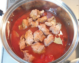 おしゃれに変身♪ から揚げのトマト煮作り方2写真