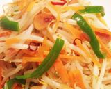簡単！節約＊もやしのペペロンチーノ風炒め作り方14写真