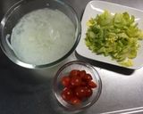 新タマとセロリのシャキシャキシラスサラダ作り方1写真