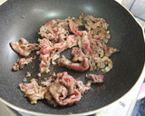 牛肉の薄切りときゅうりの炒め物作り方5写真