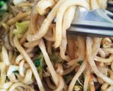 牛脂で簡単！ウスターソースの焼きうどん作り方9写真