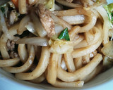 牛脂で簡単！ウスターソースの焼きうどん作り方10写真