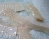 「とり野菜みそ」の冷凍イカ炒め作り方1写真