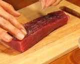 ワインのお供に☆まぐろのタリアータ作り方1写真