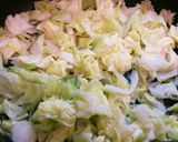 キャベツと鯖の和風パスタ作り方2写真