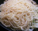 キャベツと鯖の和風パスタ作り方4写真
