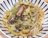 キャベツと鯖の和風パスタ作り方7写真