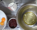 炊飯器で作る！あずきのしっとりケーキ作り方1写真
