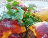 目分量OK✾チーズとろりもやしハンバーグ作り方9写真