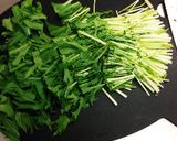 モリモリ！簡単水菜とツナの塩こぶサラダ♪作り方1写真