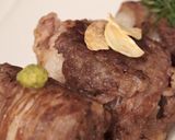 超簡単❤ ロース牛の肉巻き塩おにぎり作り方5写真
