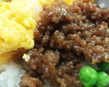 三色彩豚そぼろ丼◆ほろほろ優しい作り方5写真